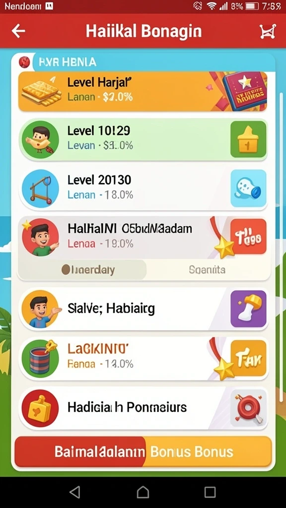 Level-level yang penuh tantangan menunggu untuk dijelajahi.