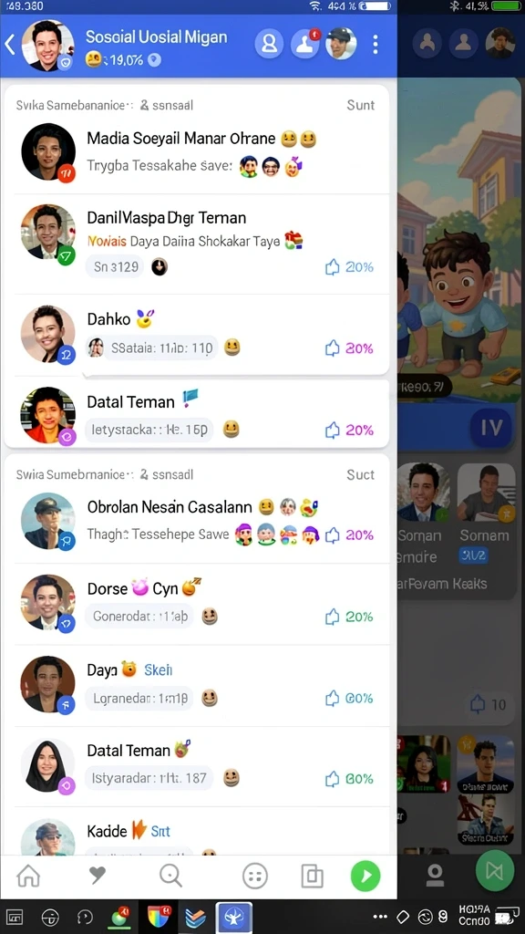 Pemandangan epik dalam mode multiplayer.