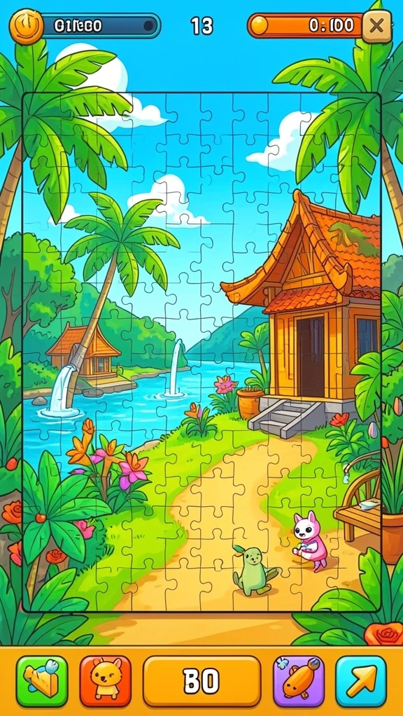 Screenshot menunjukkan permainan slot yang menarik dengan grafis cantik.