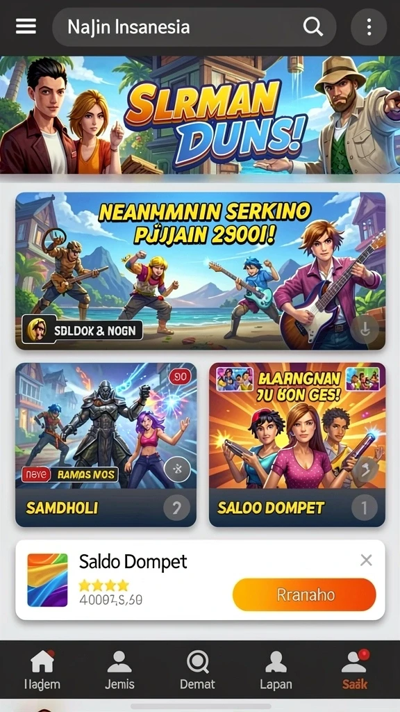 Antarmuka pengguna yang menarik dan intuitif.