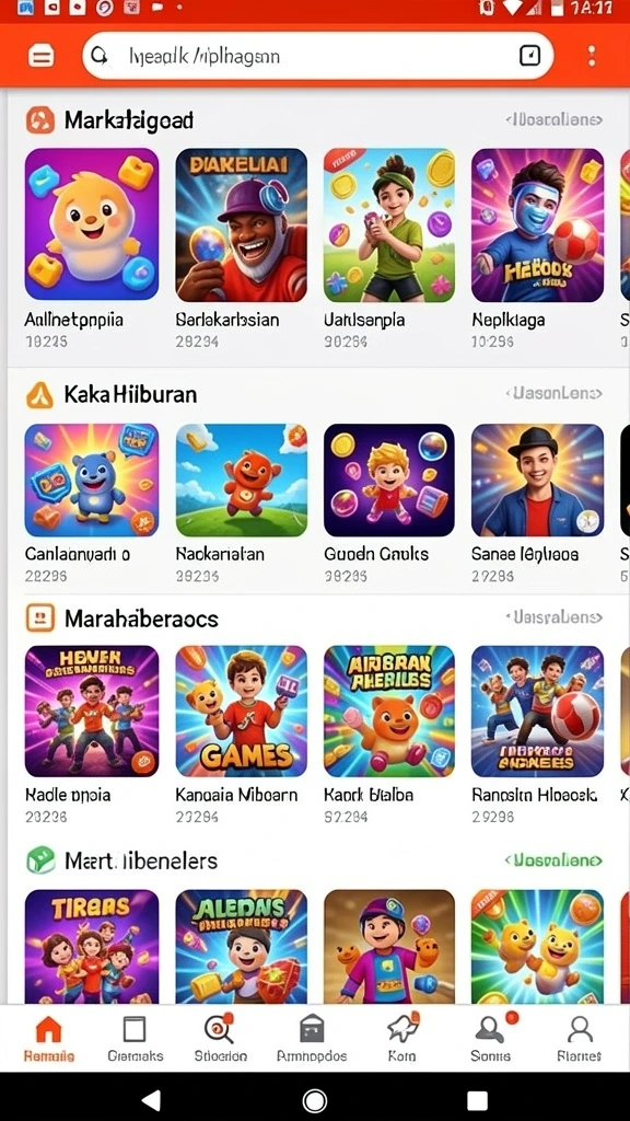 Sistem pertarungan yang dinamis dan interaktif.