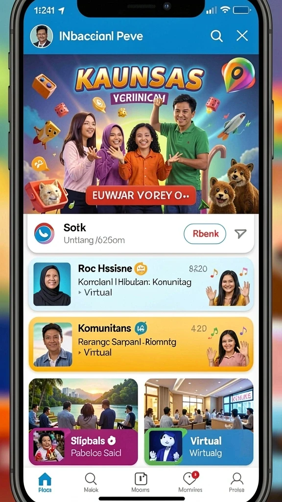 Beragam permainan menarik dan mendebarkan.