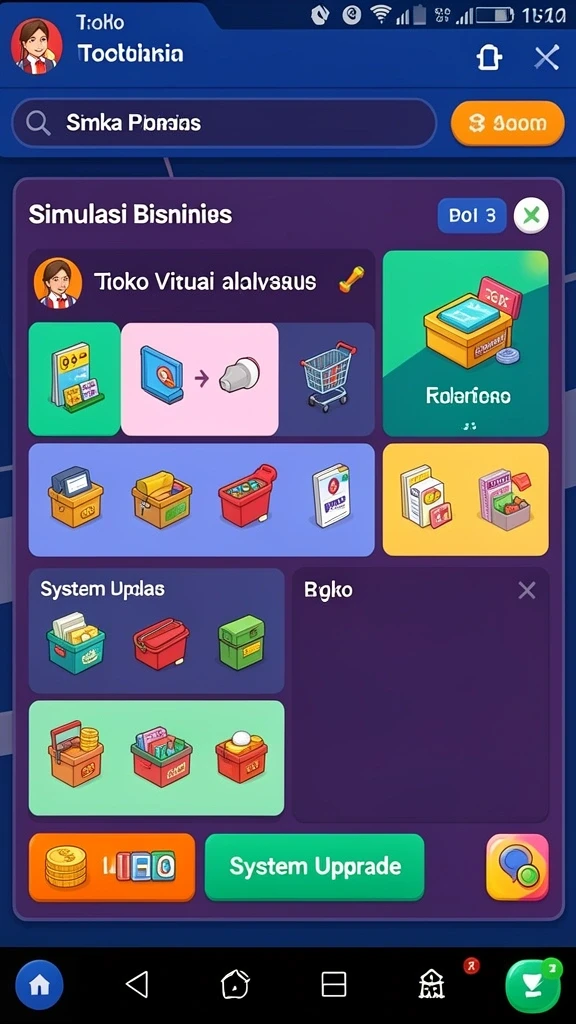 Tampilan antarmuka yang user-friendly.