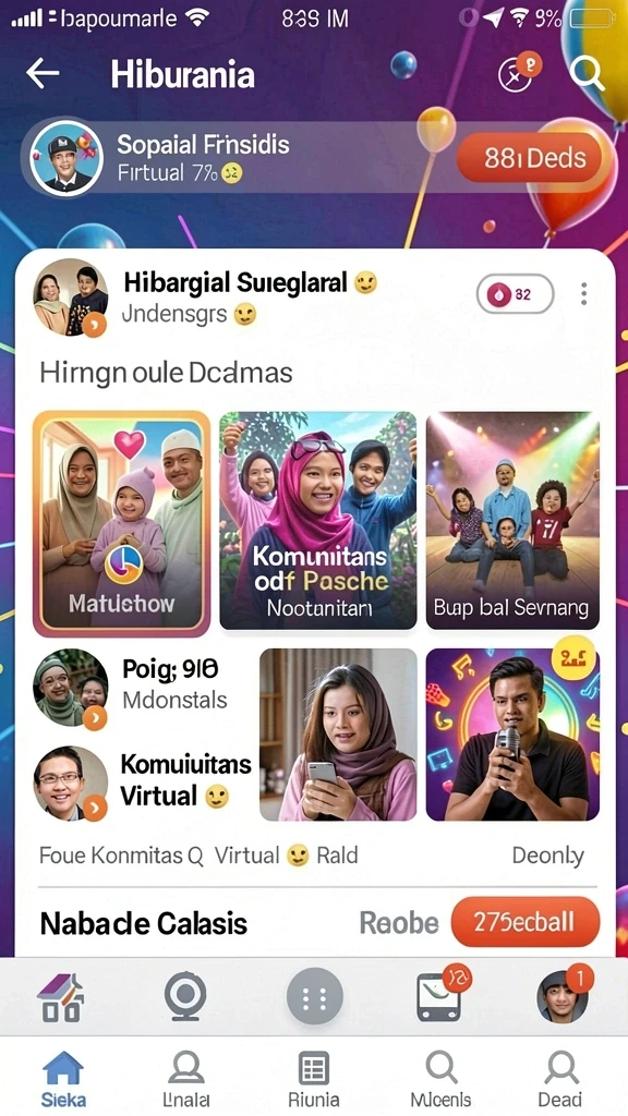 Fitur live draw yang memungkinkan pengguna menyaksikan hasil undian secara langsung.
