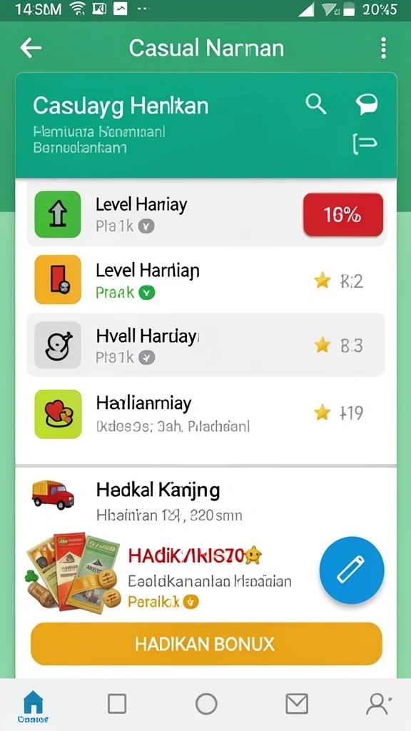 Mode multiplayer yang seru dan kompetitif.