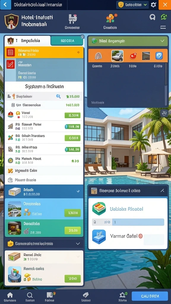 Screenshot menunjukkan tampilan antarmuka pengguna yang menarik.