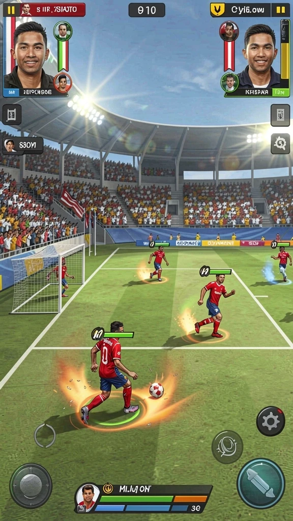 Fitur multiplayer yang memungkinkan bermain bersama teman.
