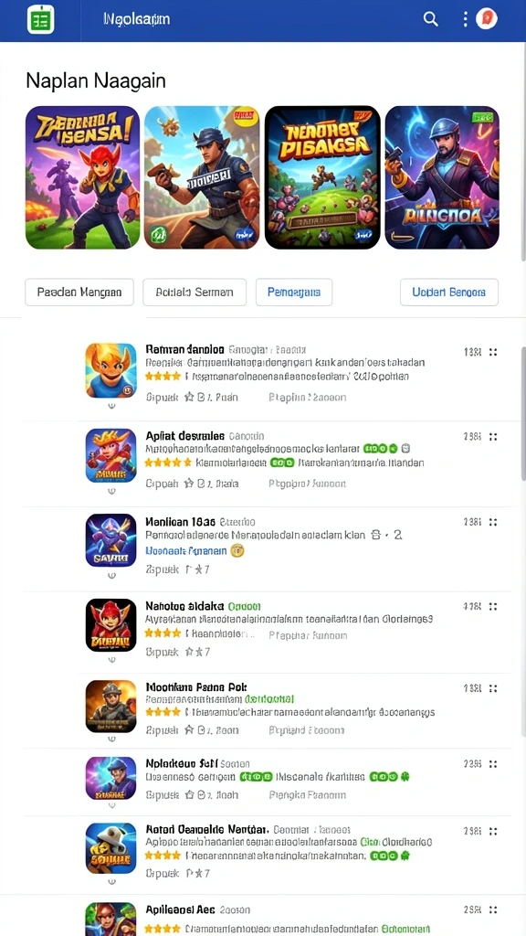 Beragam mini game yang seru dan menantang.