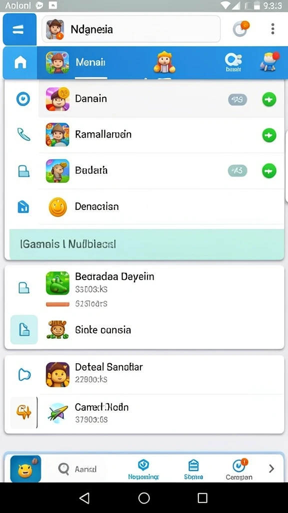 Grafis permainan yang memukau dan menarik.