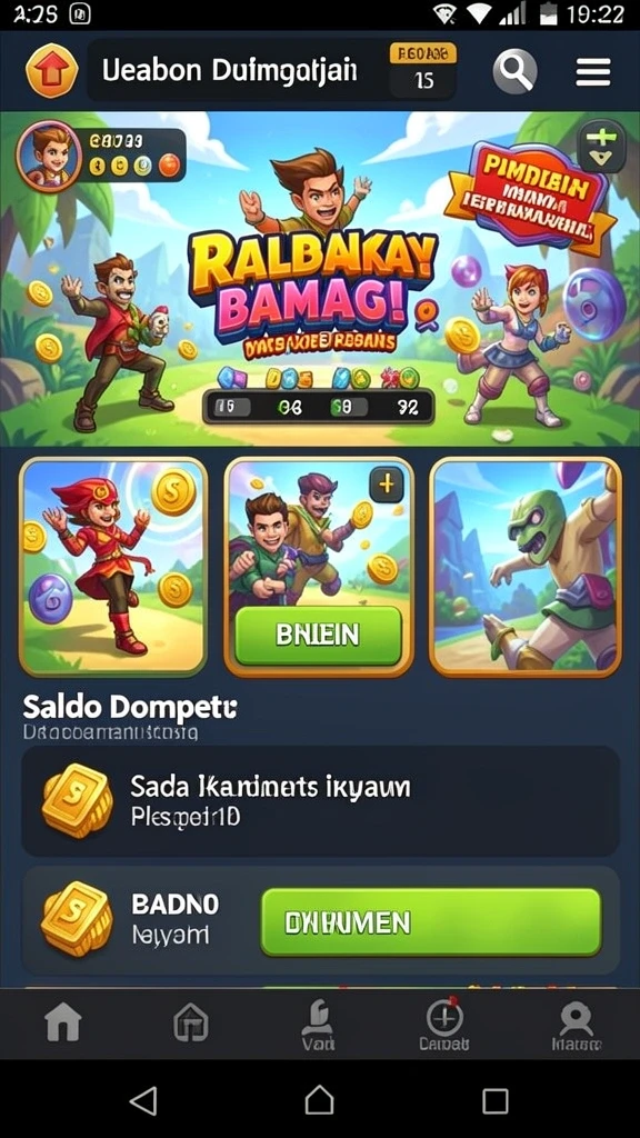 Fitur live casino dengan dealer langsung.
