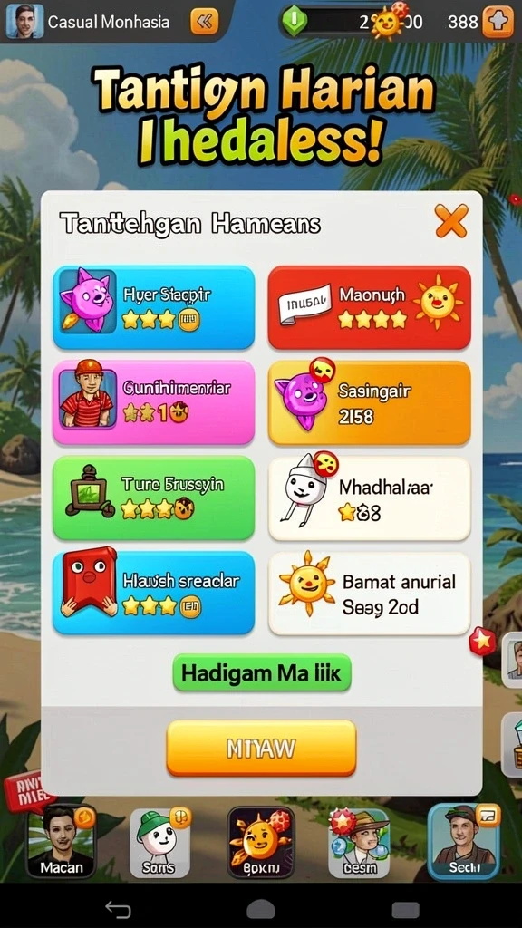 Berbagai pilihan permainan seru untuk semua kalangan.