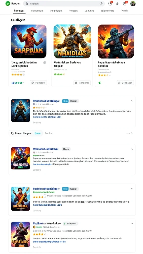 Grafik permainan yang memukau dan interaktif.