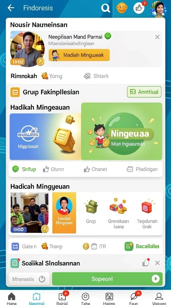 Momen memenangkan jackpot yang mendebarkan.