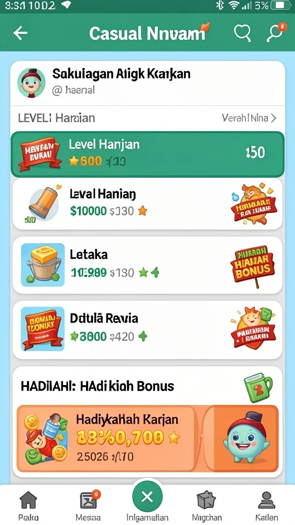 Grafis yang memukau dengan efek suara yang mengasyikkan.