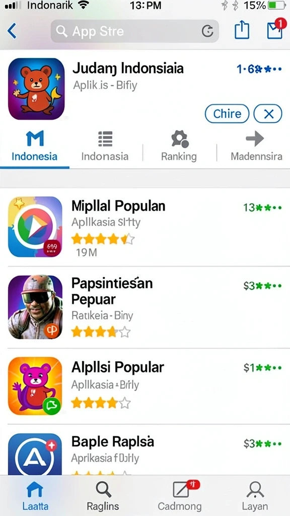 Tampilan antarmuka yang menarik dan intuitif.