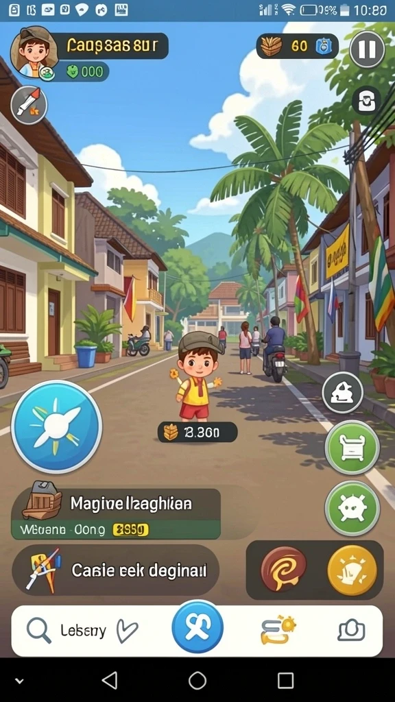 Tampilan awal permainan yang memukau.