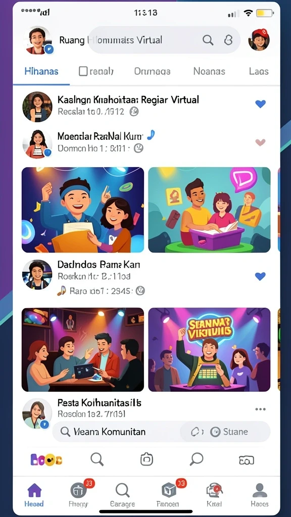 Beragam pilihan permainan untuk semua selera.