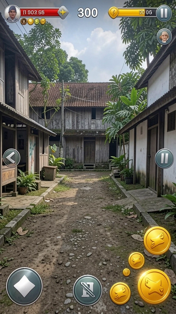 Mode permainan online dan offline yang fleksibel.