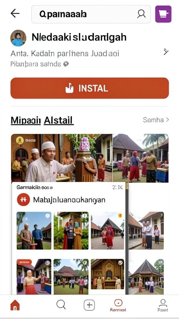 Screenshot menunjukkan tampilan grafis yang menawan.