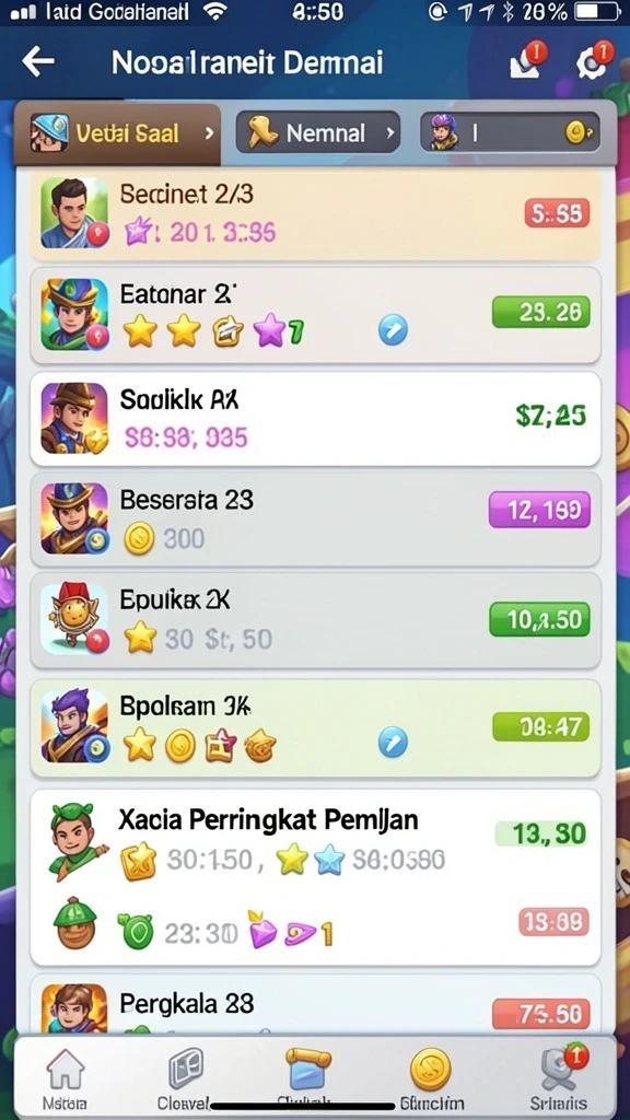 Tampilan grafik RAJASLOTO yang menawan.
