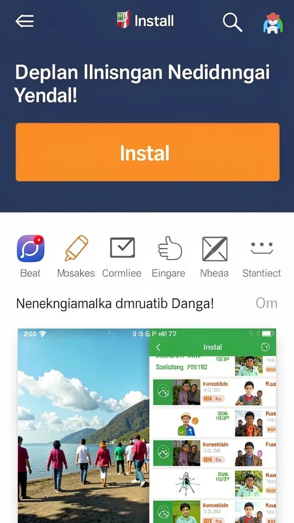 Tampilan antarmuka yang menarik dan mudah digunakan.