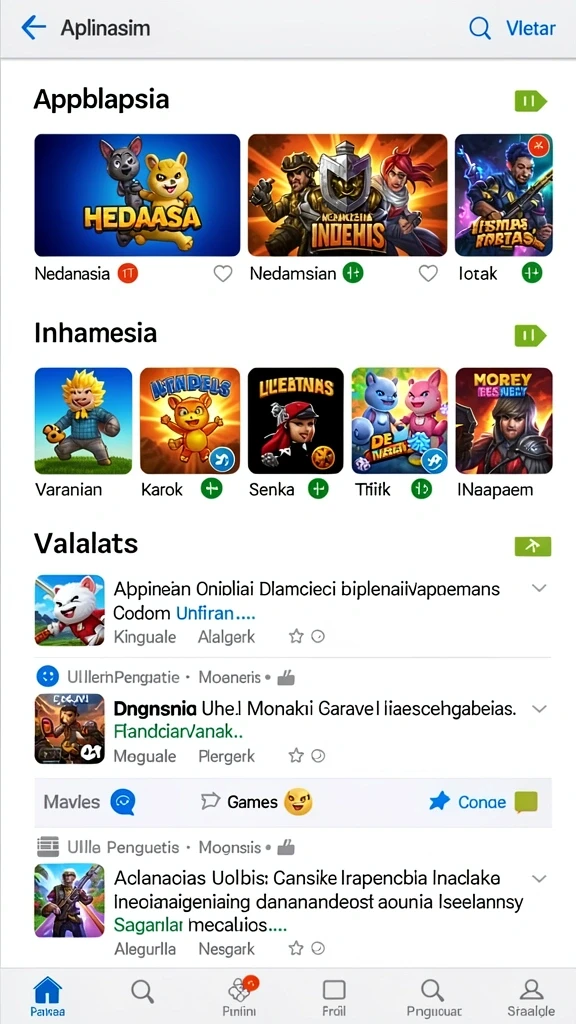Tampilan utama aplikasi RUMAHTOTO yang menarik.