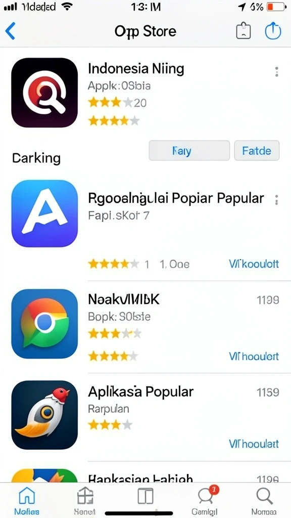 Tampilan awal yang menarik dan modern.