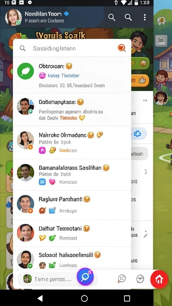 Beragam karakter unik untuk dipilih.