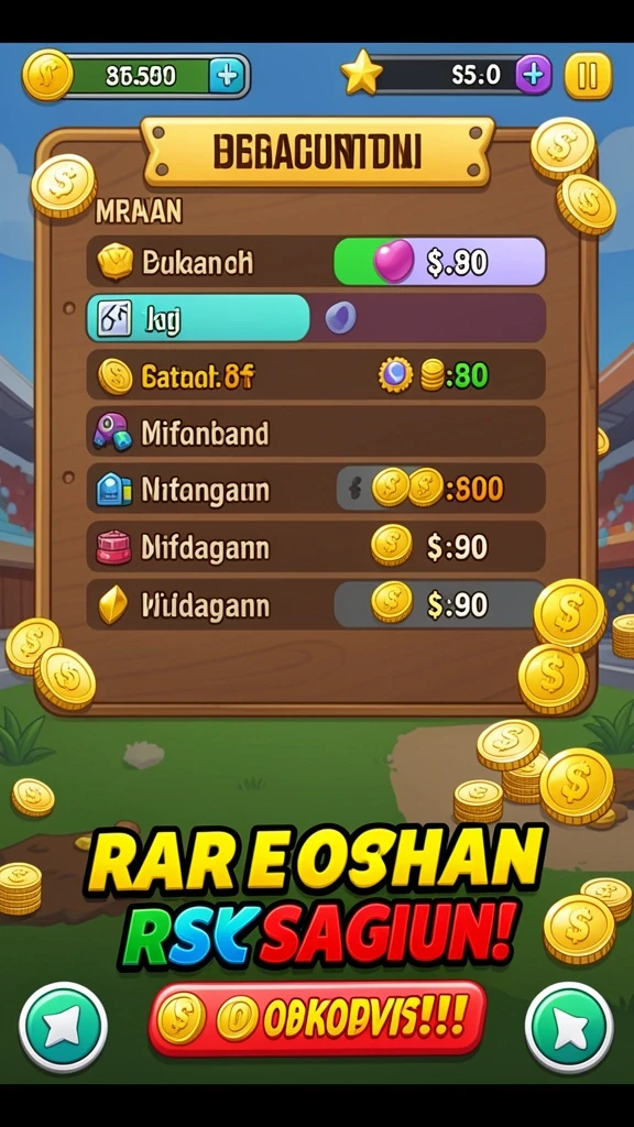 Sistem reward yang menarik dan menguntungkan.