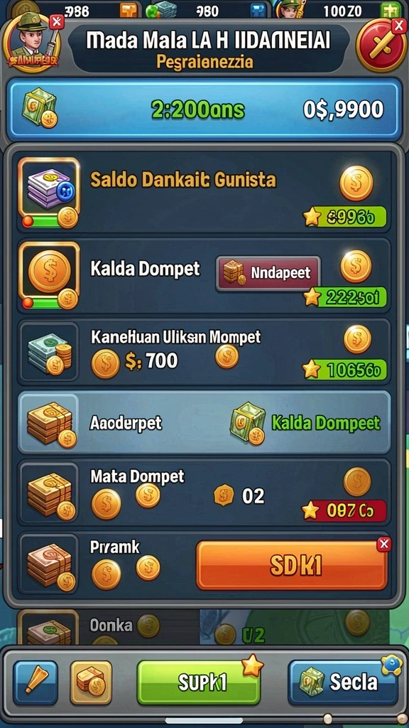 Beragam pilihan permainan yang seru dan menantang.